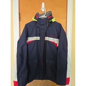 West Marine Third Reef Waterproof Jacket~Women' Medium~Sailing~Boating~Blue